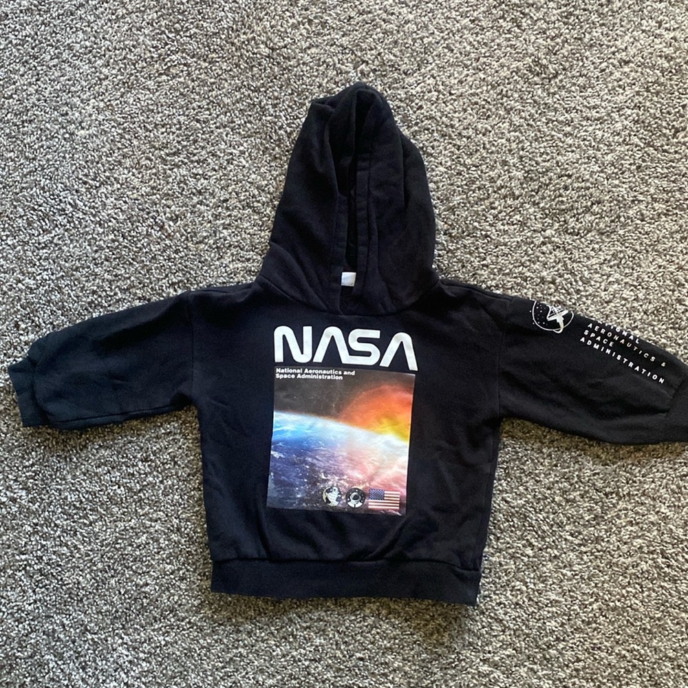 Black, H&M toddler NASA hoodie